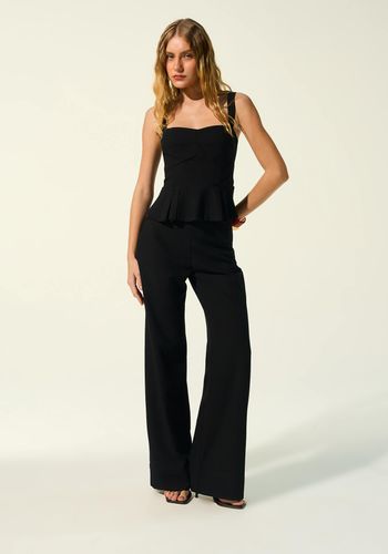 TOP PEPLUM LUIZA PRETO