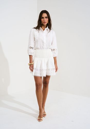 SAIA CURTA EM LINHO OFF