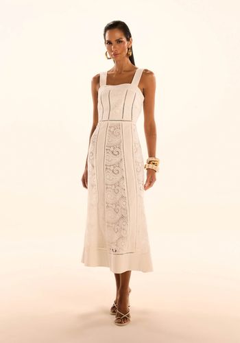 VESTIDO LONGO GUIPIR ALICIA OFF