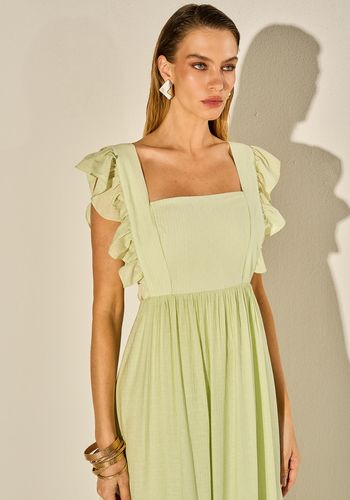 VESTIDO LONGO SABRINA VERDE
