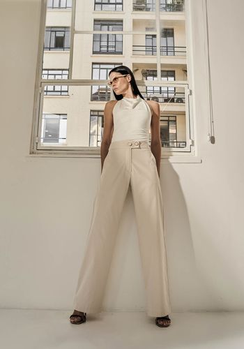 CALÇA ALFAIATARIA DARA AREIA