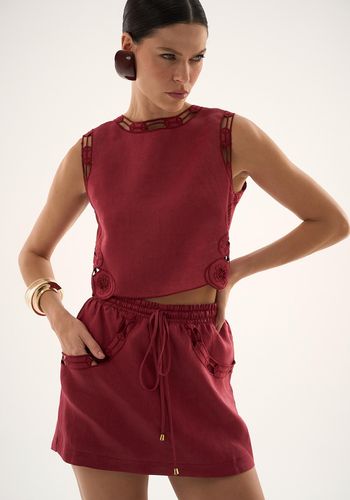 BLUSA RECHILIEU CECILIA VINHO