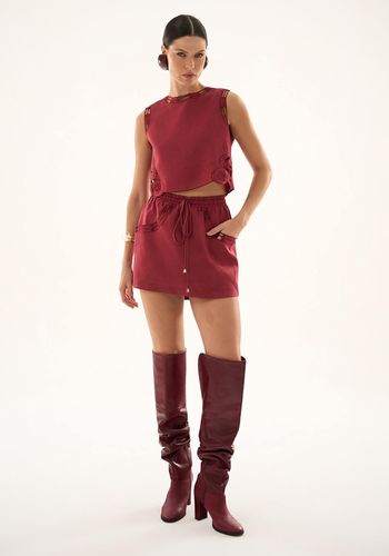 SHORTS RECHILIEU CECILIA VINHO