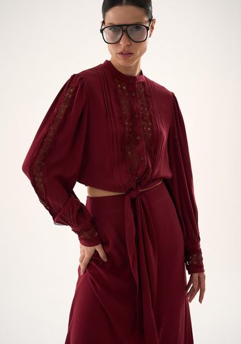 CAMISA ENTREMEIO OLÍVIA VINHO