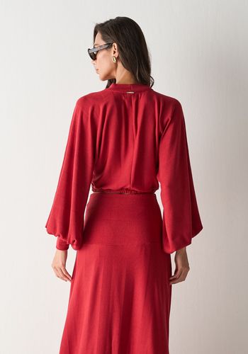 BLUSA DE TRICOT THALIA VERMELHO